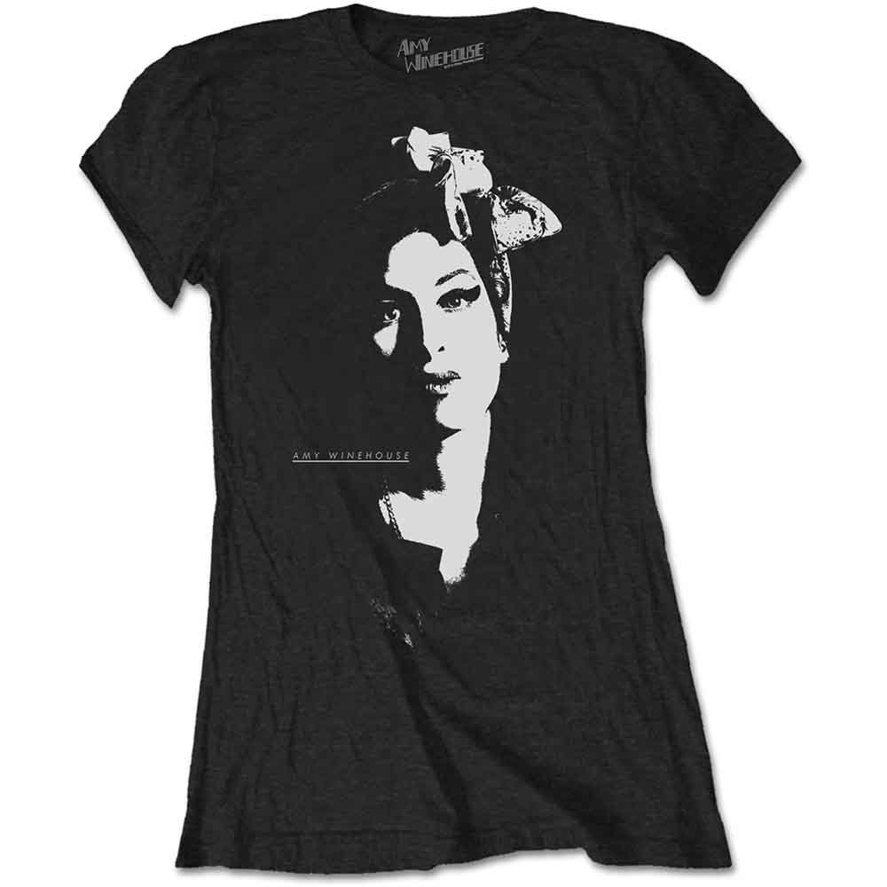 Tričko Amy Winehouse - Scarf Portrait, Žena,Čierna,XXL