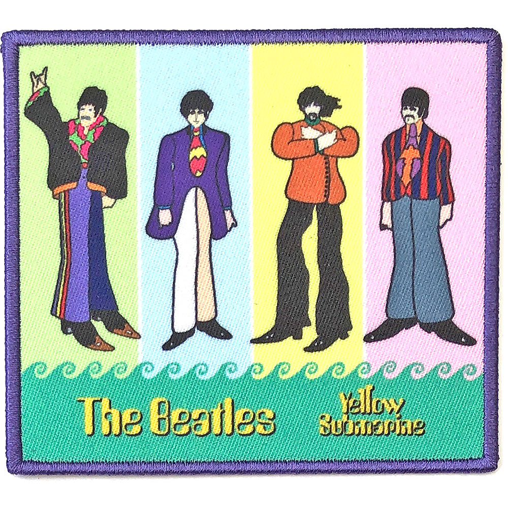 Nažehlovačka The Beatles - Yellow Submarine Band in Stripes