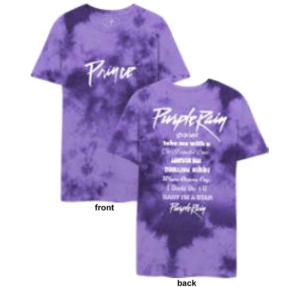 Tričko Prince - Purple Rain, Unisex,Fialová,XXL