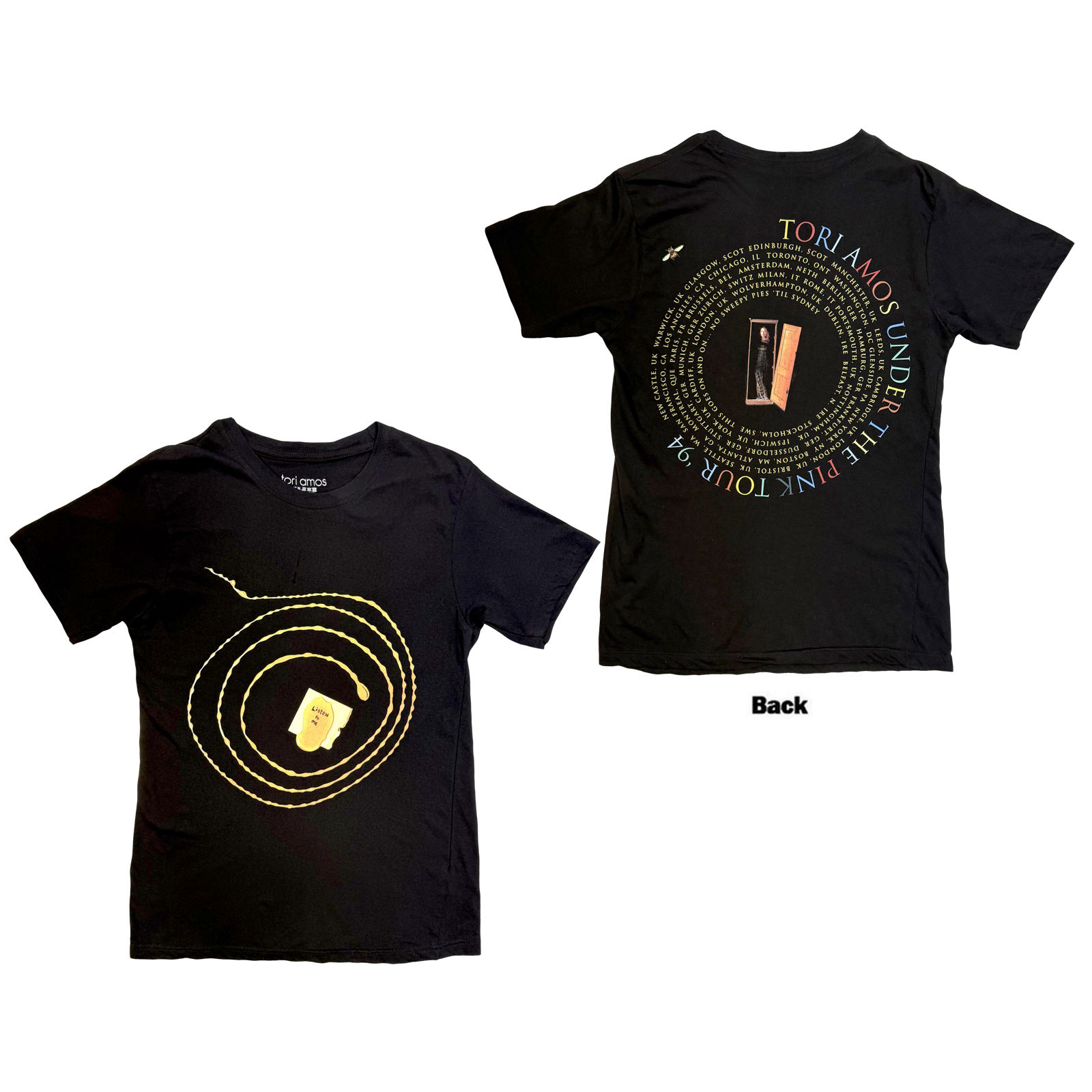 Tričko Tori Amos - Under The Pink Tour, Unisex,Čierna,XXL