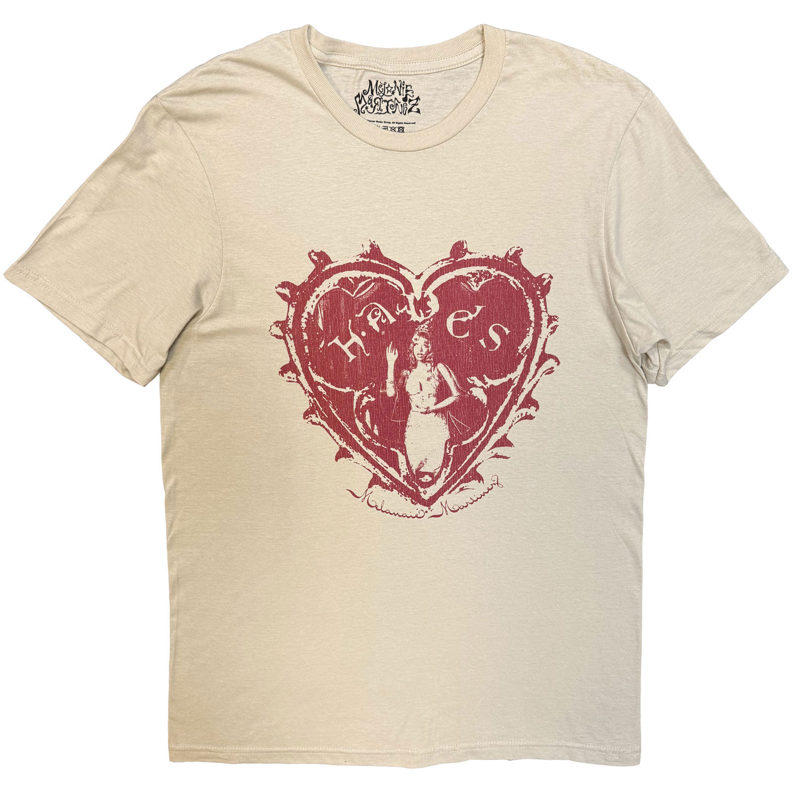Tričko Melanie Martinez - Hades Heart, Unisex,Natural,XXL