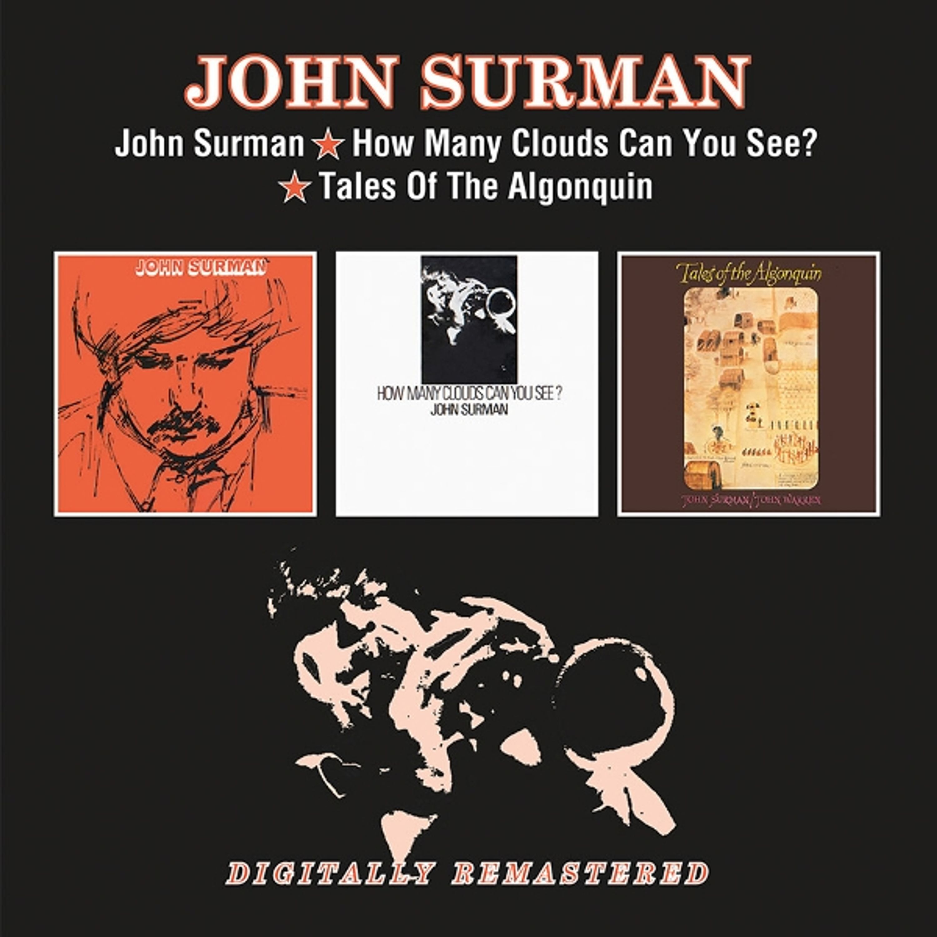 CD John Surman - JOHN SURMAN/HOW MANY CLOUDS CAN YOU SEE?/TALES OF THE ALGONQUIN