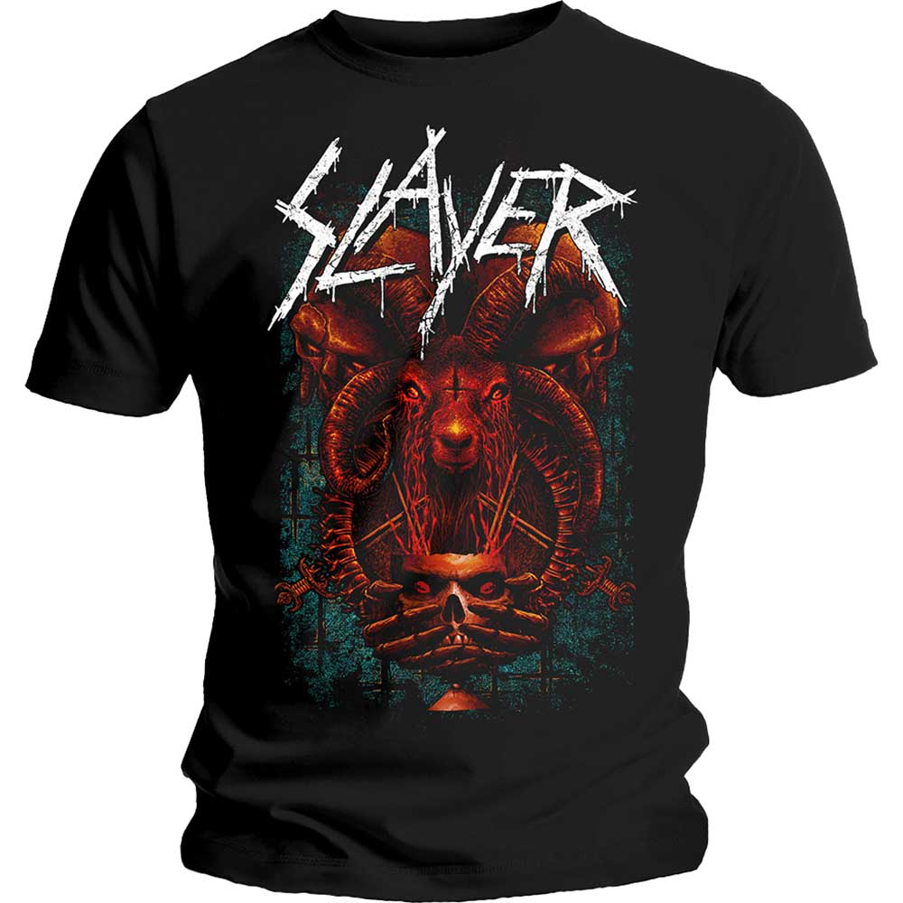 Tričko Slayer - Offering, Unisex,Čierna,XXL