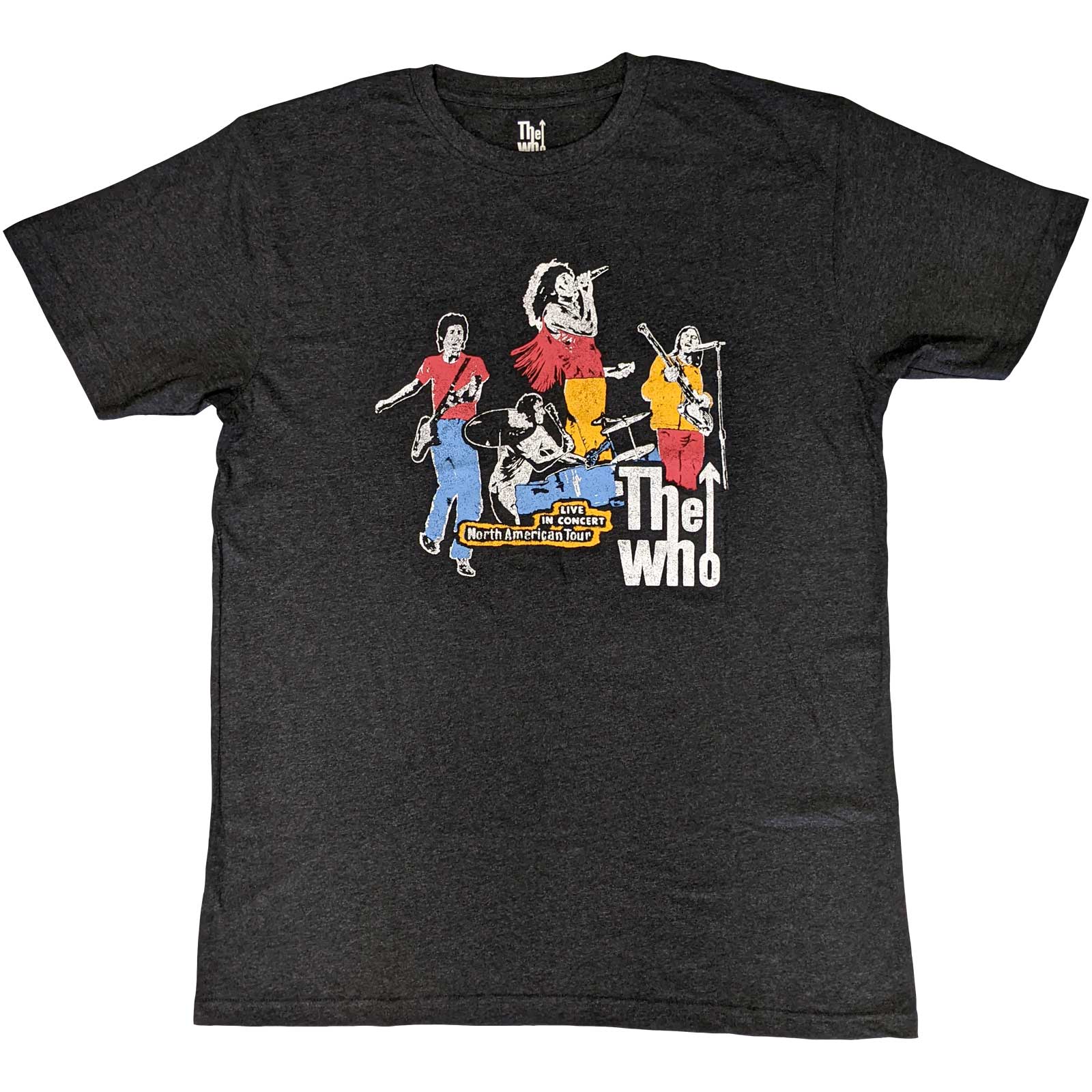Tričko The Who - Bootleg, Unisex,Šedá,XXL