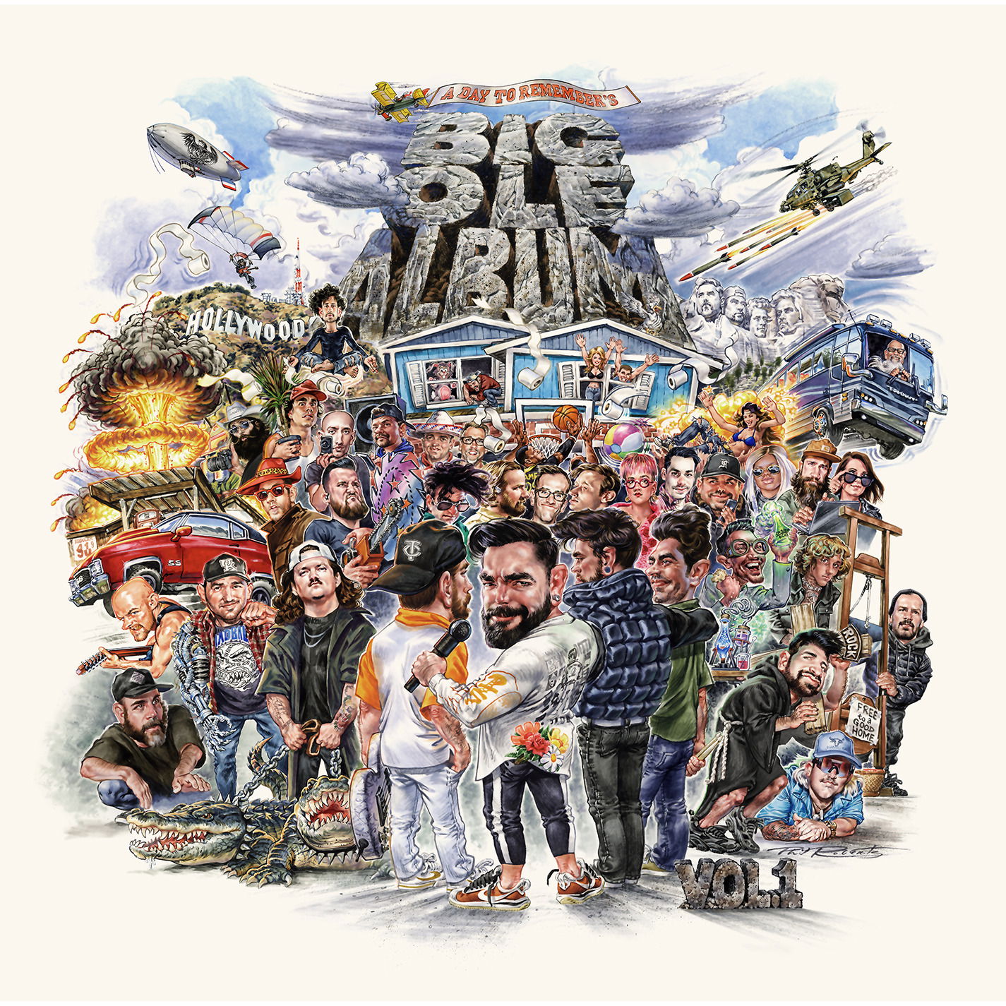 Vinyl A Day to Remember - BIG OLE ALBUM VOL. 1 (INDIE, LIMITED BLUE & WHITE VINYL)