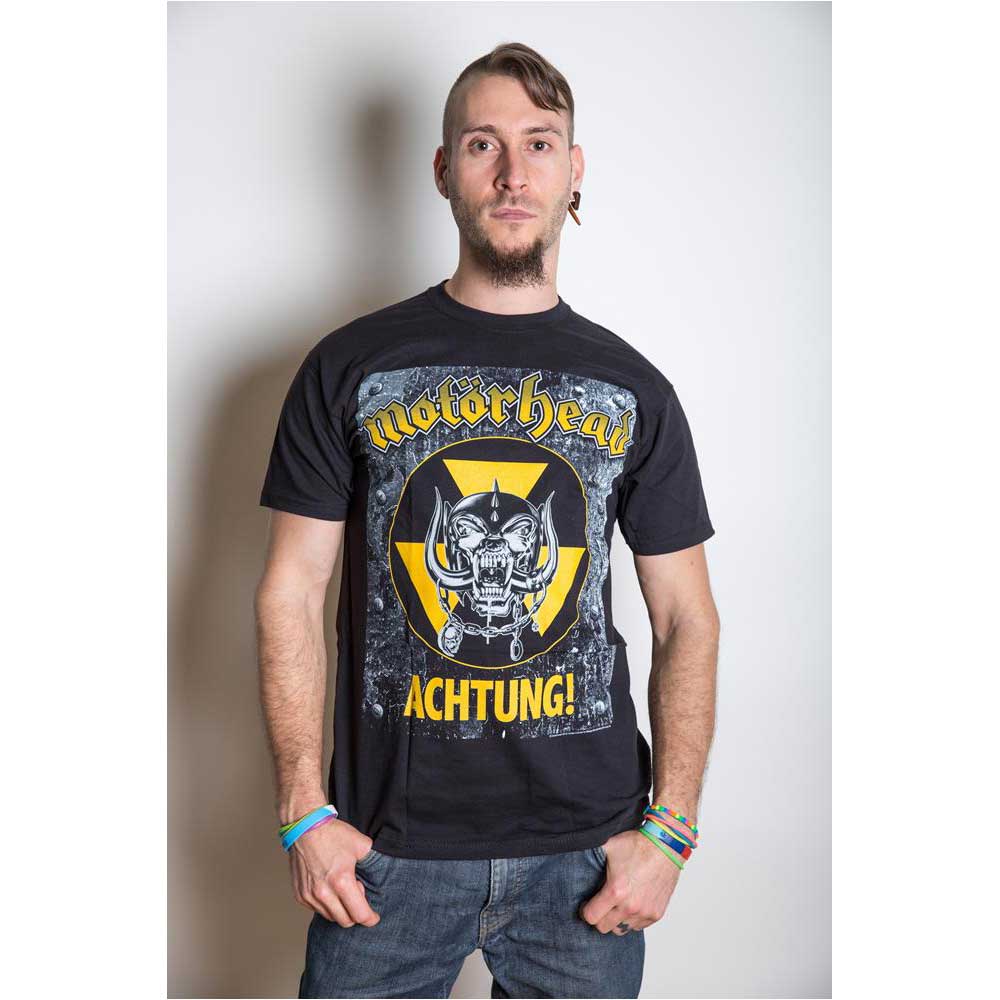 Tričko Motörhead - Achtung!, Unisex,Čierna,XXL