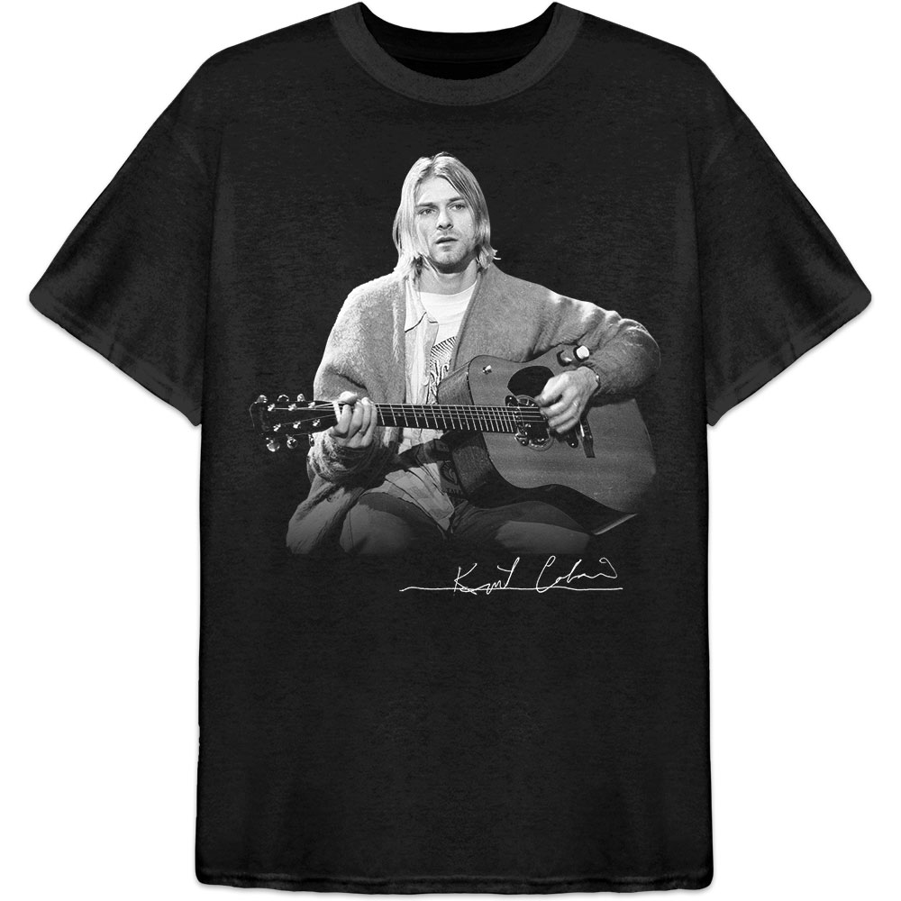 Tričko Kurt Cobain - Guitar Live Photo, Unisex,Čierna,XXL
