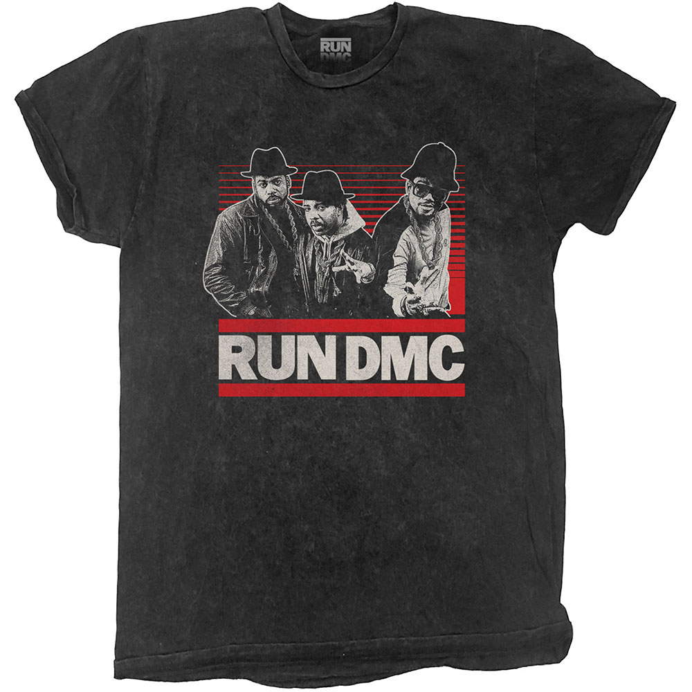 Tričko Run-DMC - Gradient Bars, Unisex,Čierna,XXL