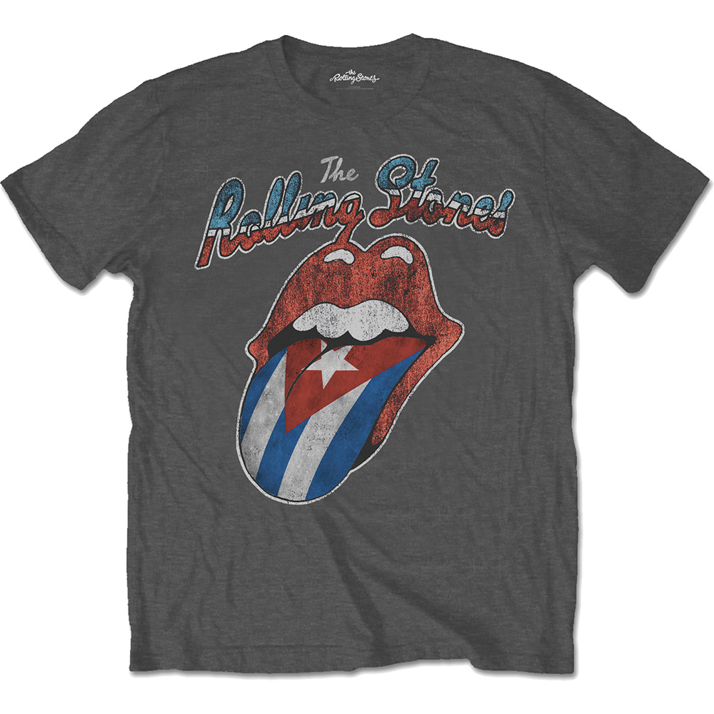 Tričko The Rolling Stones - Rocks Off Cuba, Unisex,Šedá,XXL