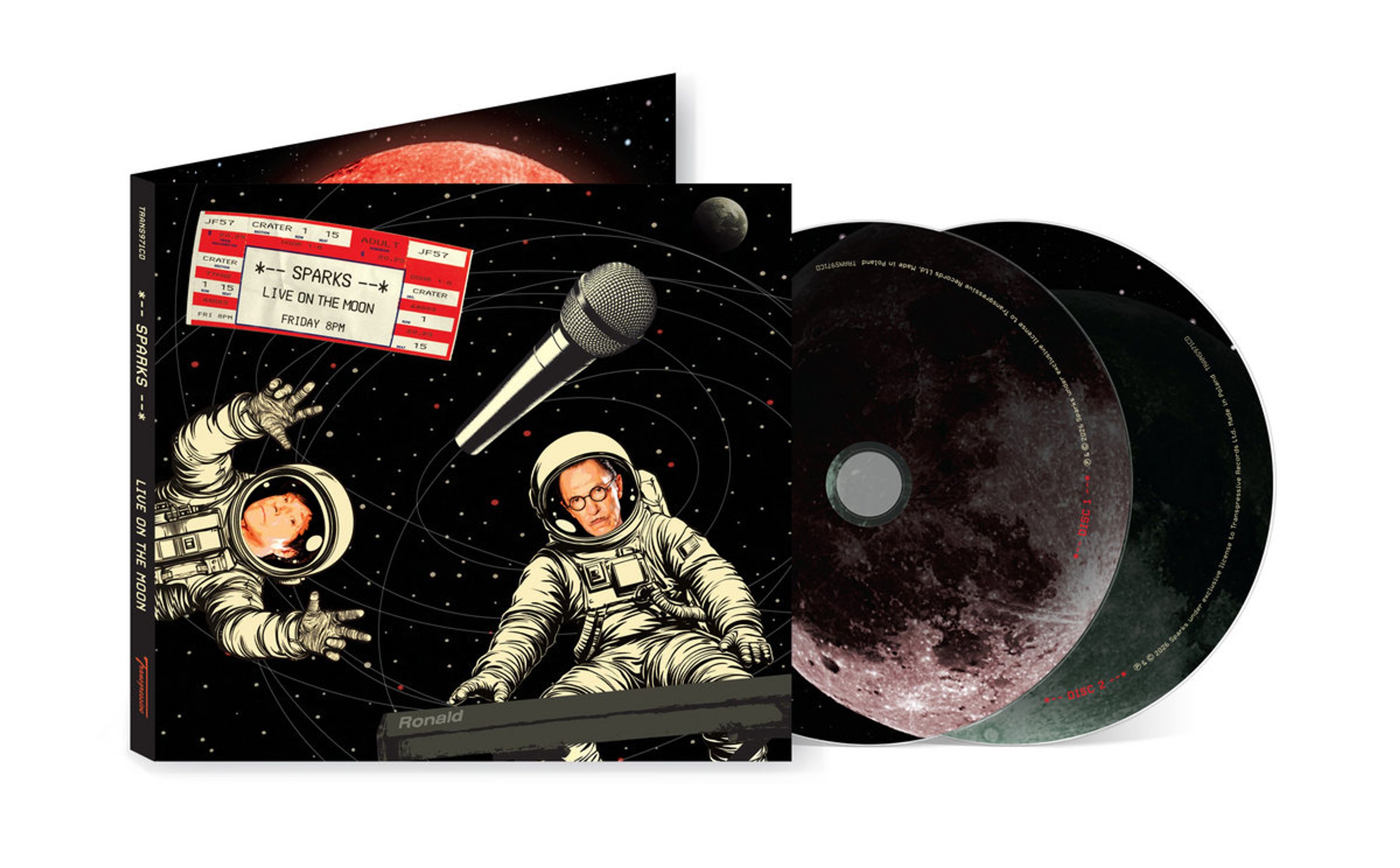 CD SPARKS - SPARKS LIVE ON THE MOON