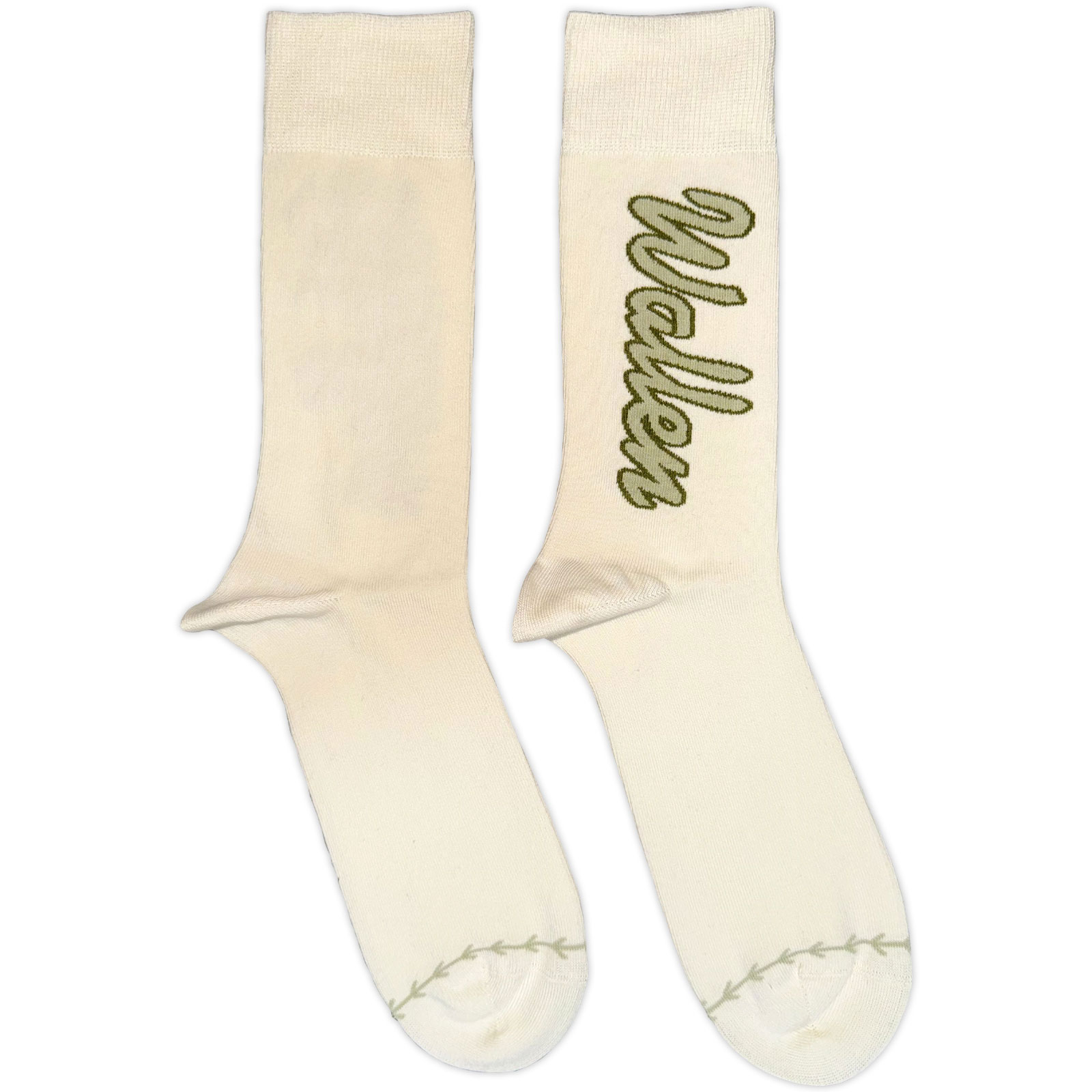 Ponožky Morgan Wallen - Green Logo Baseball, Unisex,Natural,UK 7 - 11