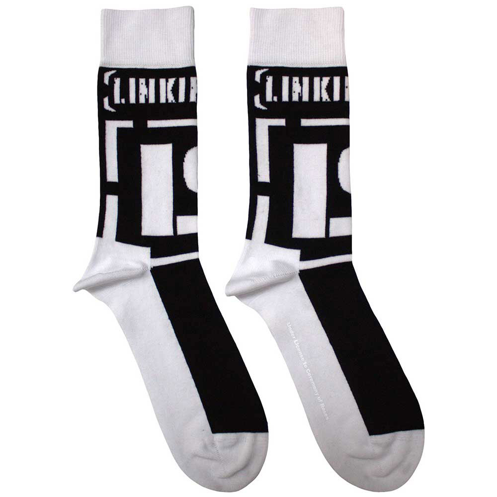 Ponožky Linkin Park - Brackets Logo, Unisex,Čierna,UK 4 - 7