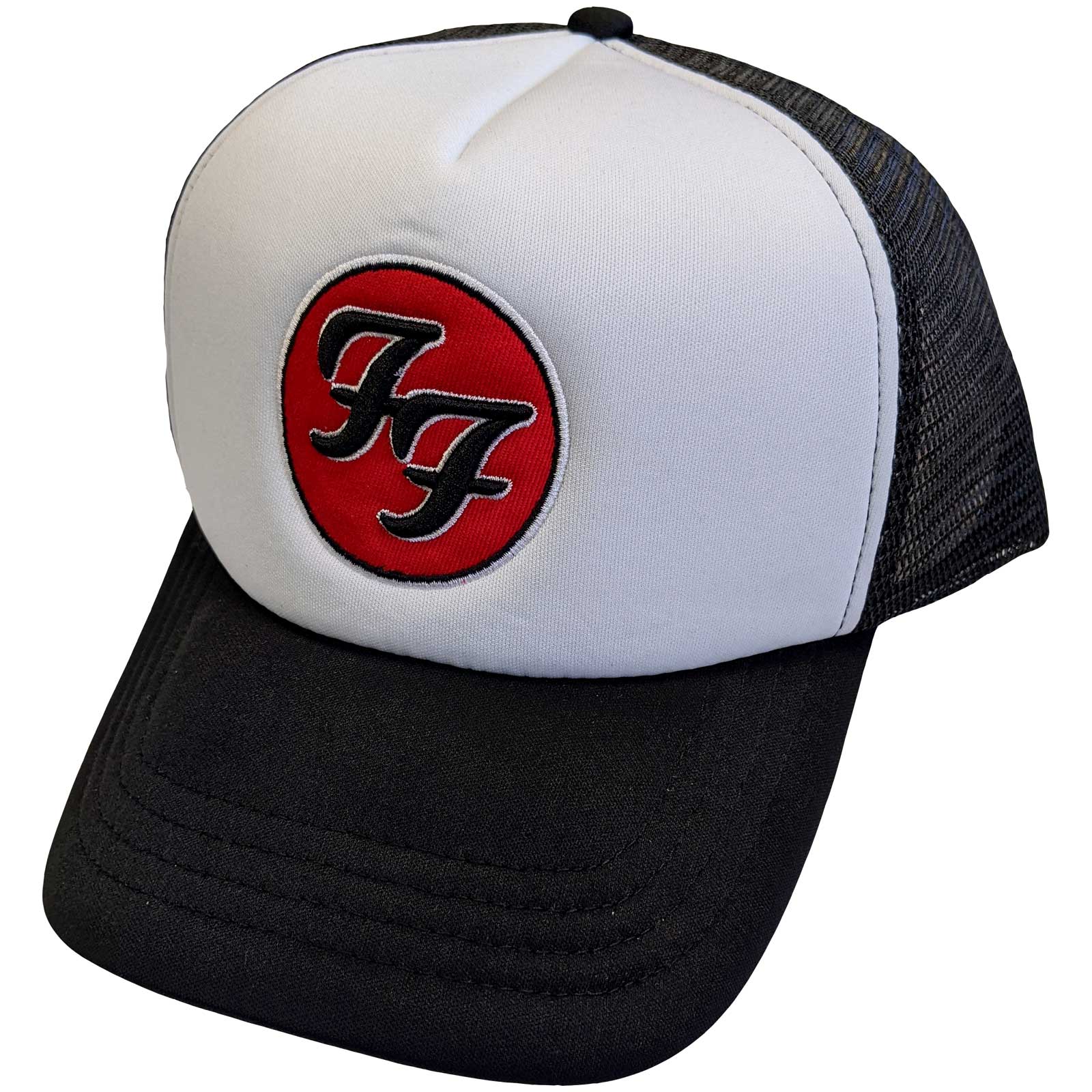 Šiltovka Foo Fighters - FF Logo, Unisex,Čierna/biela,Univerzálna