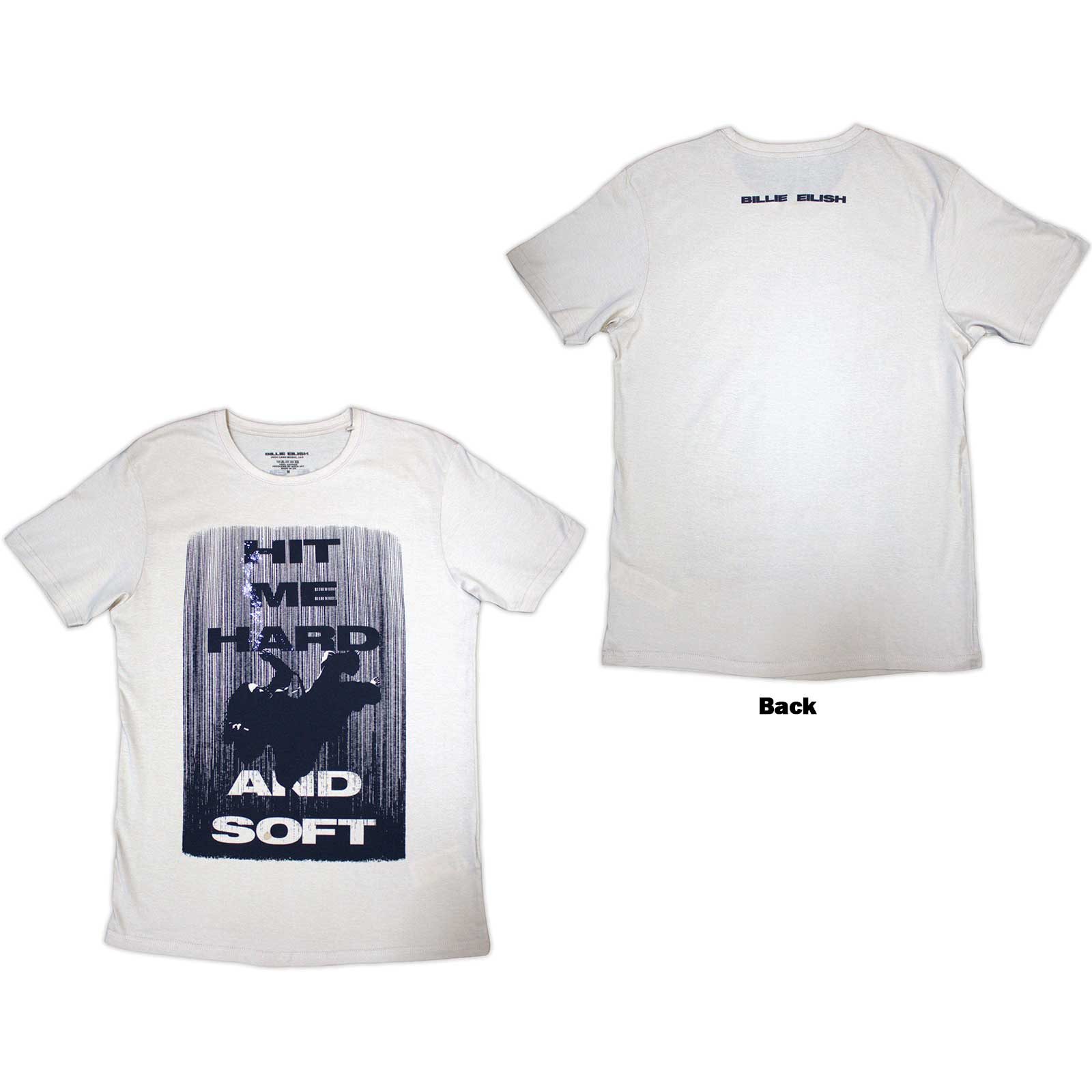 Tričko Billie Eilish - Hit Me Hard And Soft Falling, Unisex,Natural,L