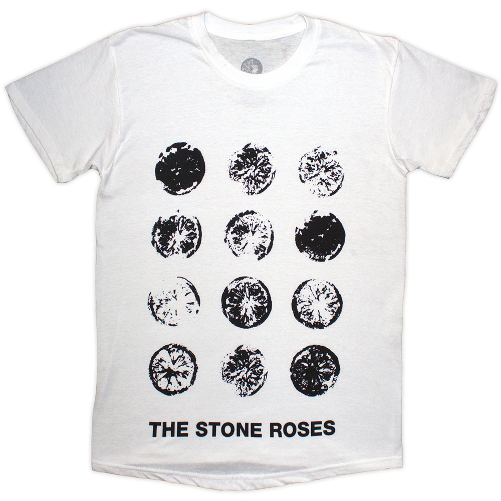 Tričko The Stone Roses - Lemons Grid, Unisex,Biela,M