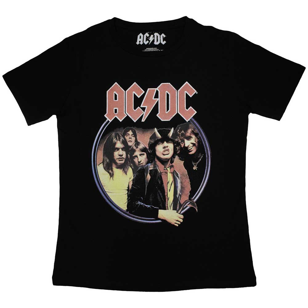 Tričko AC/DC - Highway To Hell Circle, Žena,Čierna,XXL