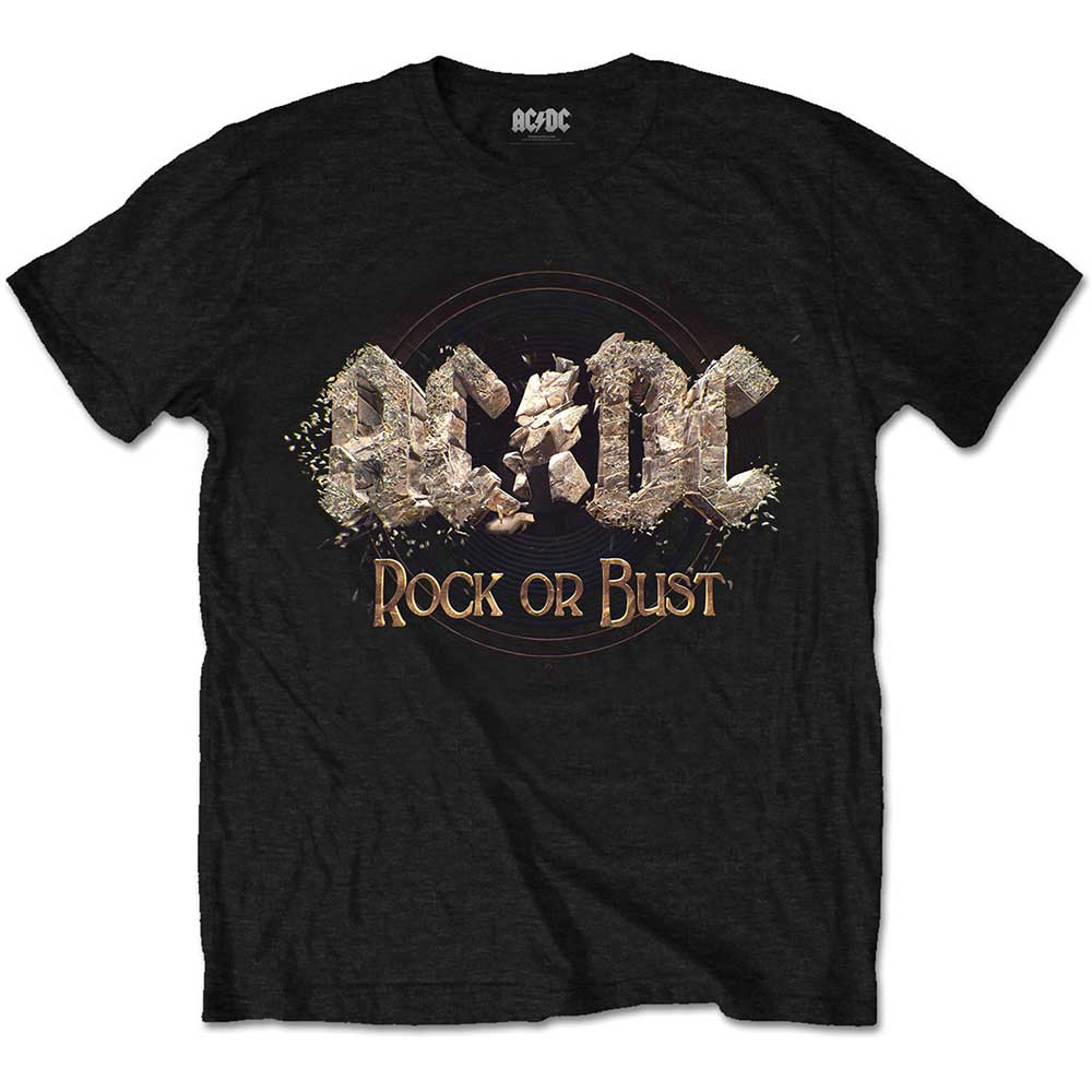 Tričko AC/DC - Rock or Bust, Unisex,Čierna,S