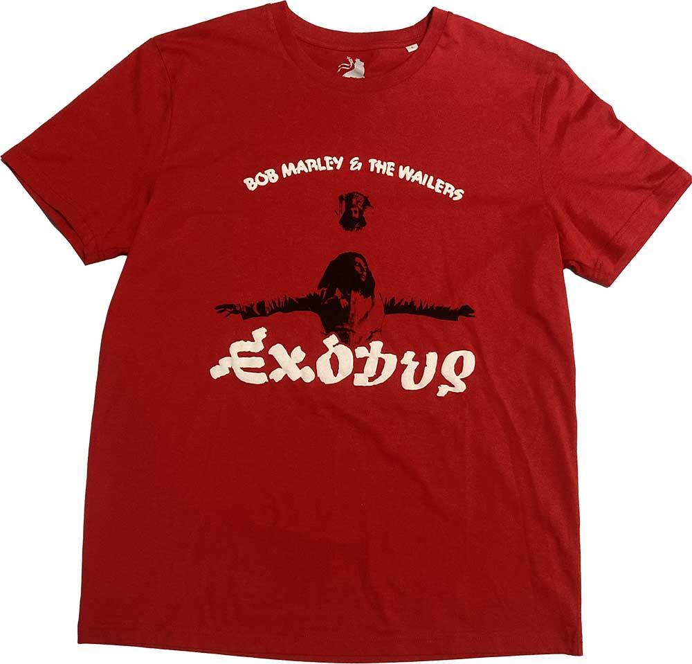 Tričko Bob Marley - Exodus Arms Outstretched, Unisex,Červená,XXL