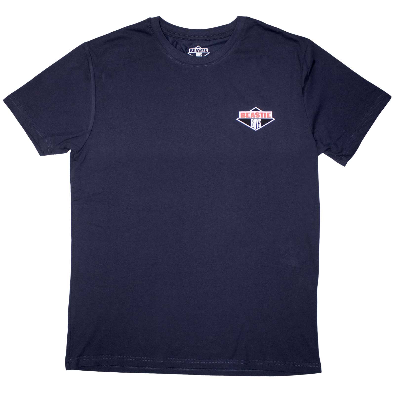 Tričko Beastie Boys - Mini Diamond Logo, Unisex,Modrá,XXL