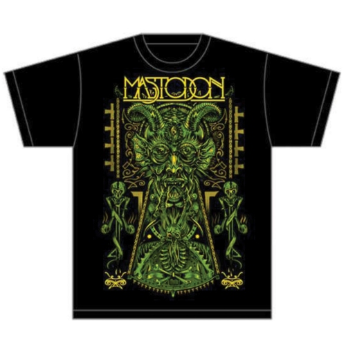 Tričko Mastodon - Devil on Black, Unisex,Čierna,XXL