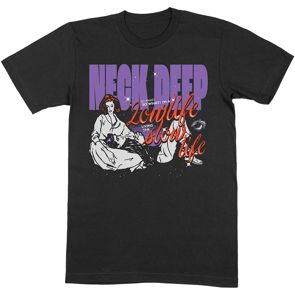Tričko Neck Deep - Lowlife Couple, Unisex,Čierna,XXL