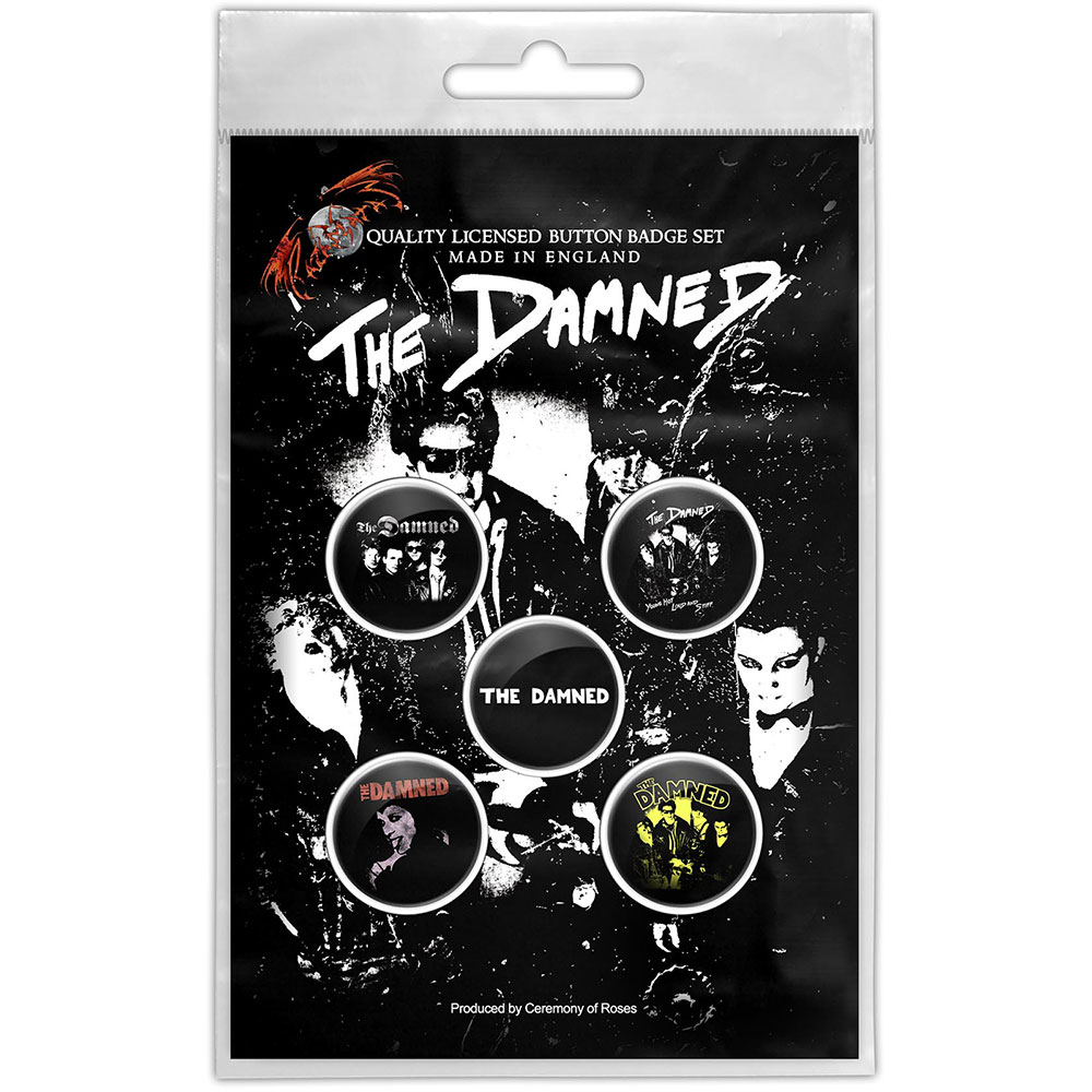 Odznak The Damned - Young, Hot, Loud And Stiff