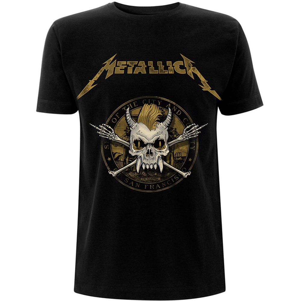 Tričko Metallica - Scary Guy Seal, Unisex,Čierna,XXL