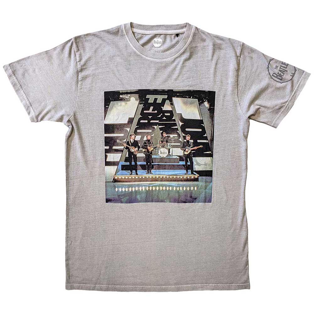 Tričko The Beatles - On Stage, Unisex,Šedá,XXL
