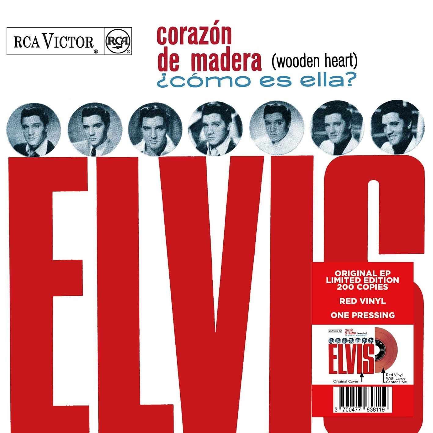 Vinyl Elvis Presley - 7-EP ETRANGER N13 - CORAZON DE MADERA (ESPAGNE)