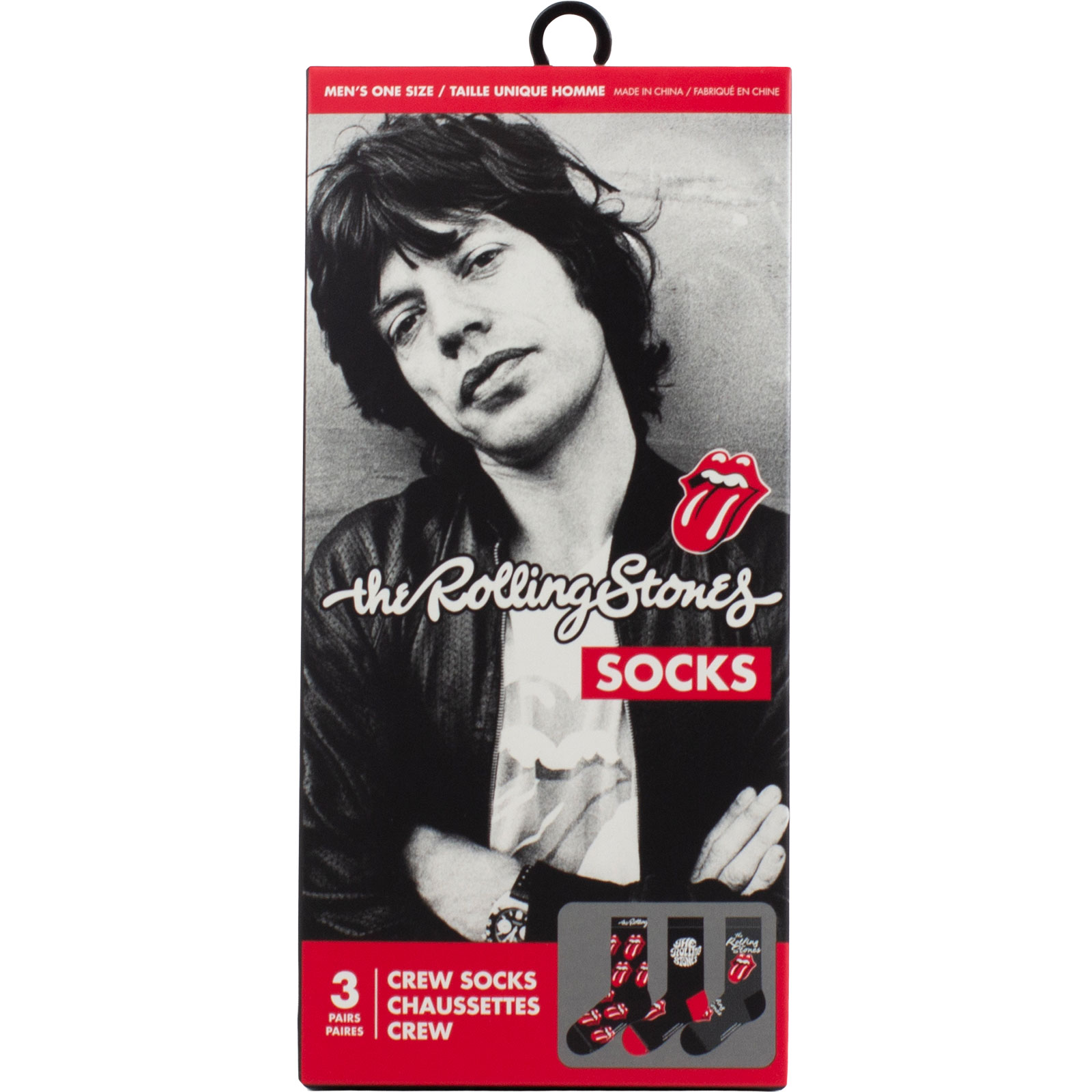 Ponožky The Rolling Stones - Unisex Sock Gift Box: Logos (Multicolour) (UK Size 6.5 - 11), Unisex,Multicolor,Univerzálna
