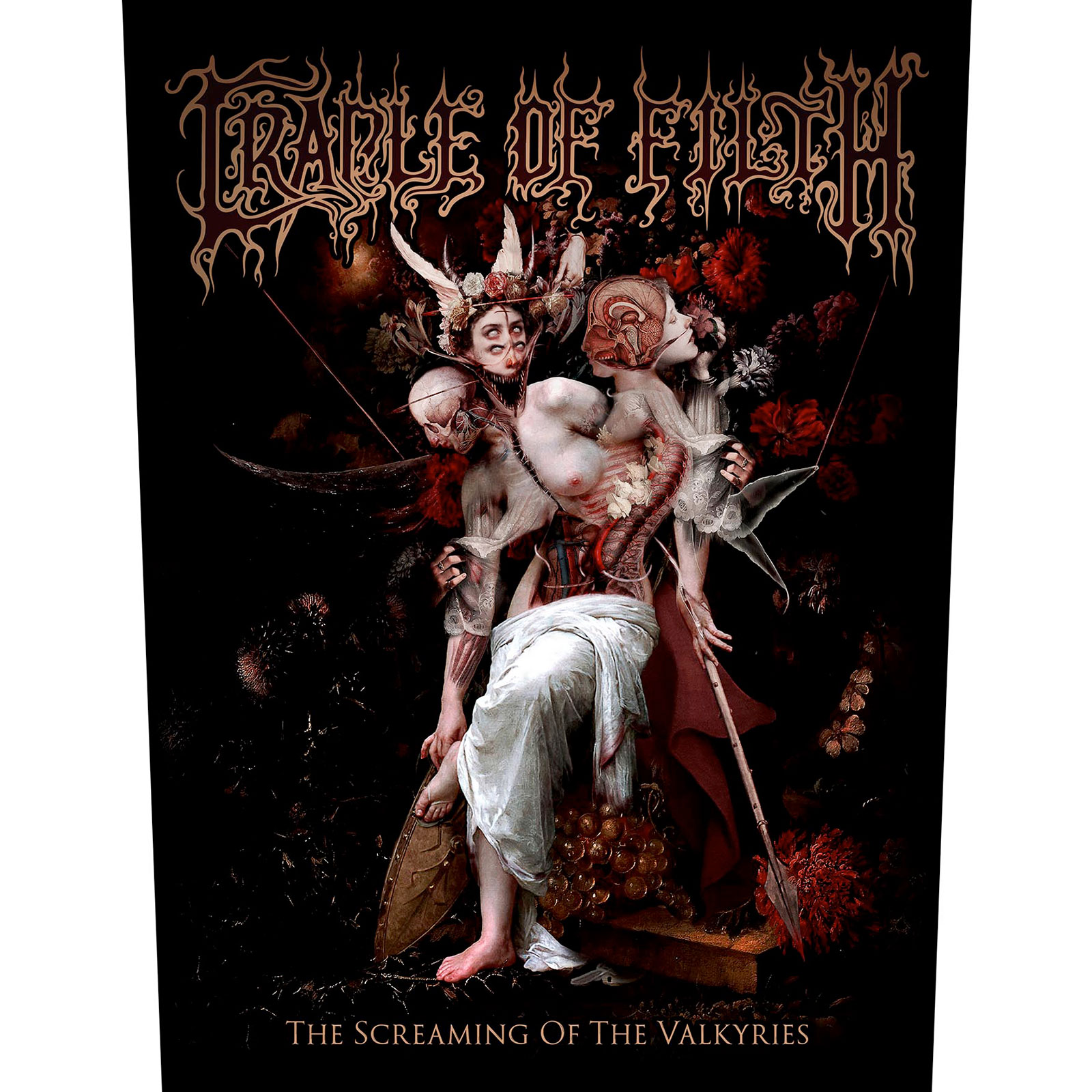 Nažehlovačka Cradle of Filth - Screaming Of The Valkyries