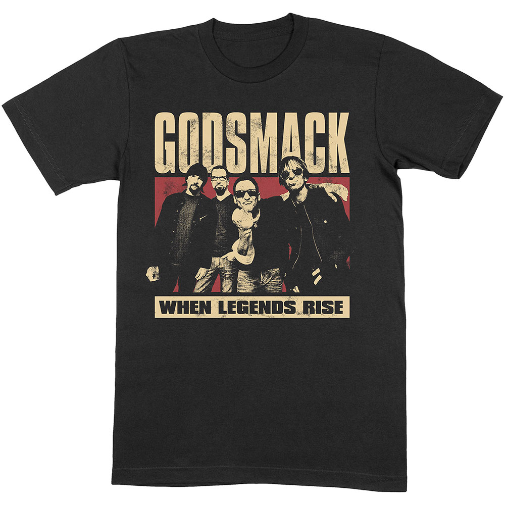 Tričko Godsmack - Legends Photo, Unisex,Čierna,S