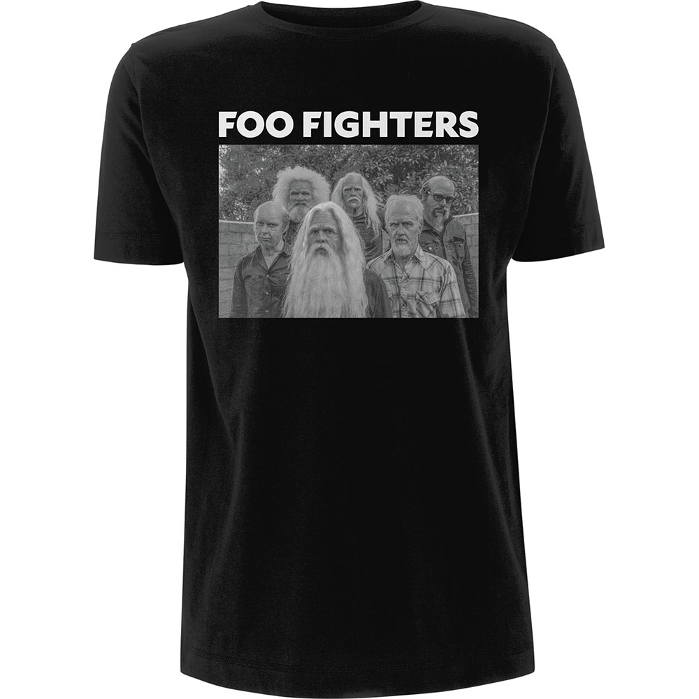 Tričko Foo Fighters - Old Band Photo, Unisex,Čierna,XXL