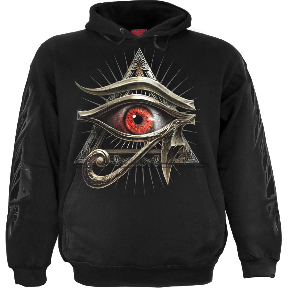 Mikina Spiral Stairs - Evil Eye, Unisex,Čierna,M
