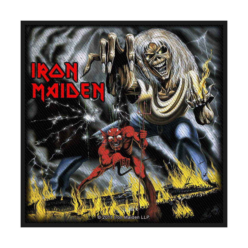 Nažehlovačka Iron Maiden - Number of the Beast