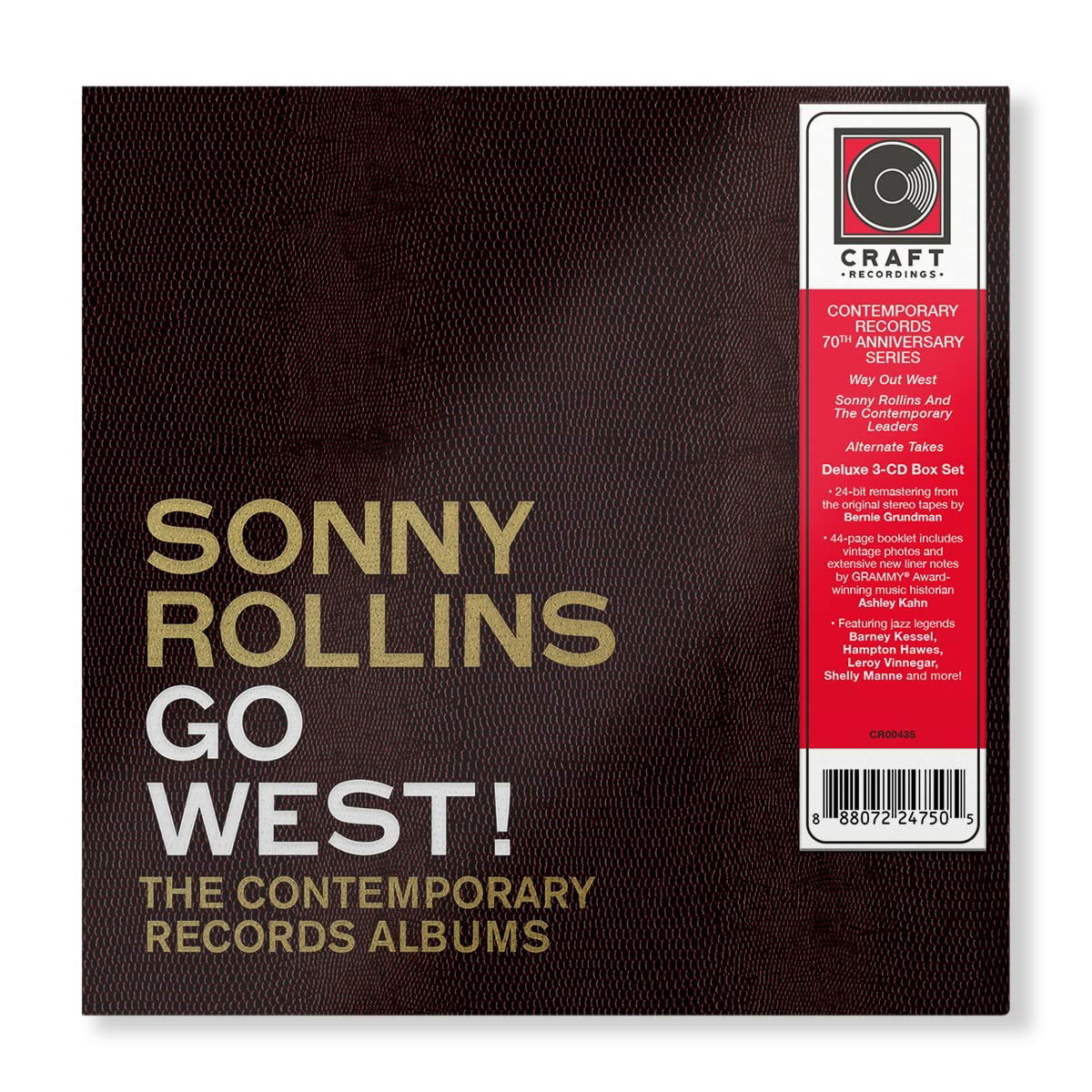 CD Sonny Rollins - Go West!: The Contemporary Records Albums