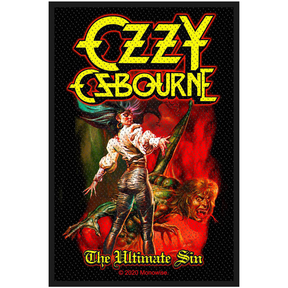 Nažehlovačka Ozzy Osbourne - The Ultimate Sin
