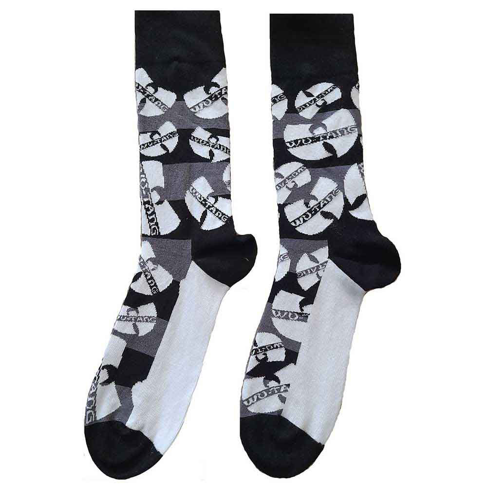 Ponožky Wu-Tang Clan - Logos Monochrome, Unisex,Čierna,UK 4 - 7