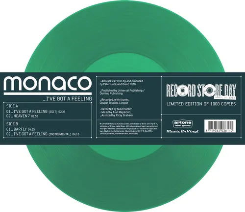 Vinyl Monaco - I've Got a Feeling