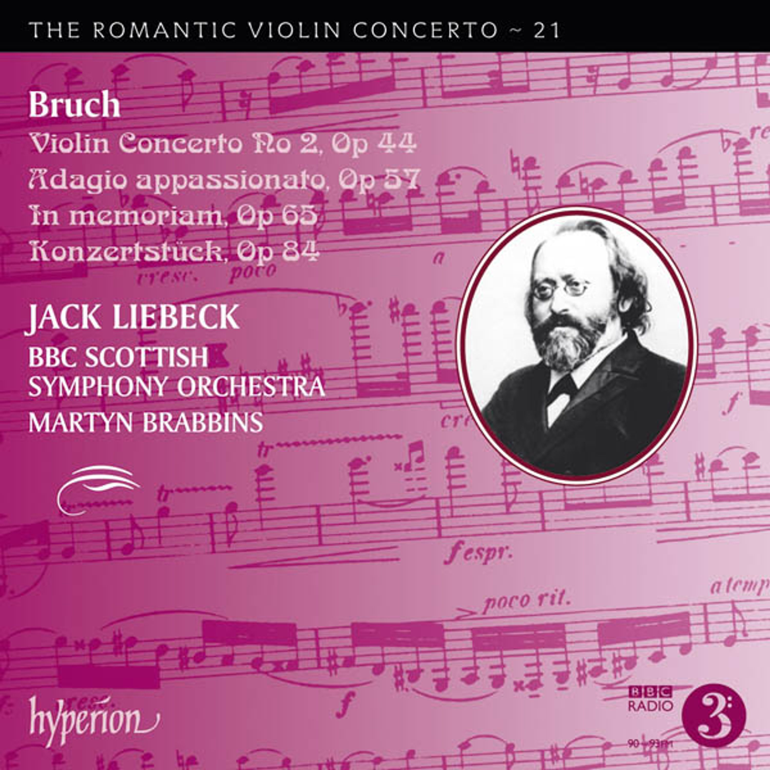 CD Jack Liebeck - BRUCH: VIOLIN CONCERTO NO. 2 & OTHER WORKS (HYPERI