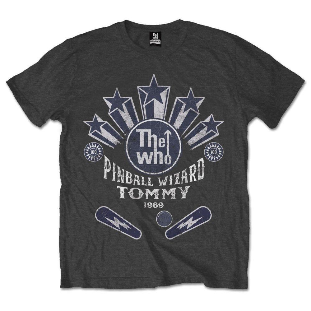 Tričko The Who - Pinball Wizard Flippers, Unisex,Šedá,XXL