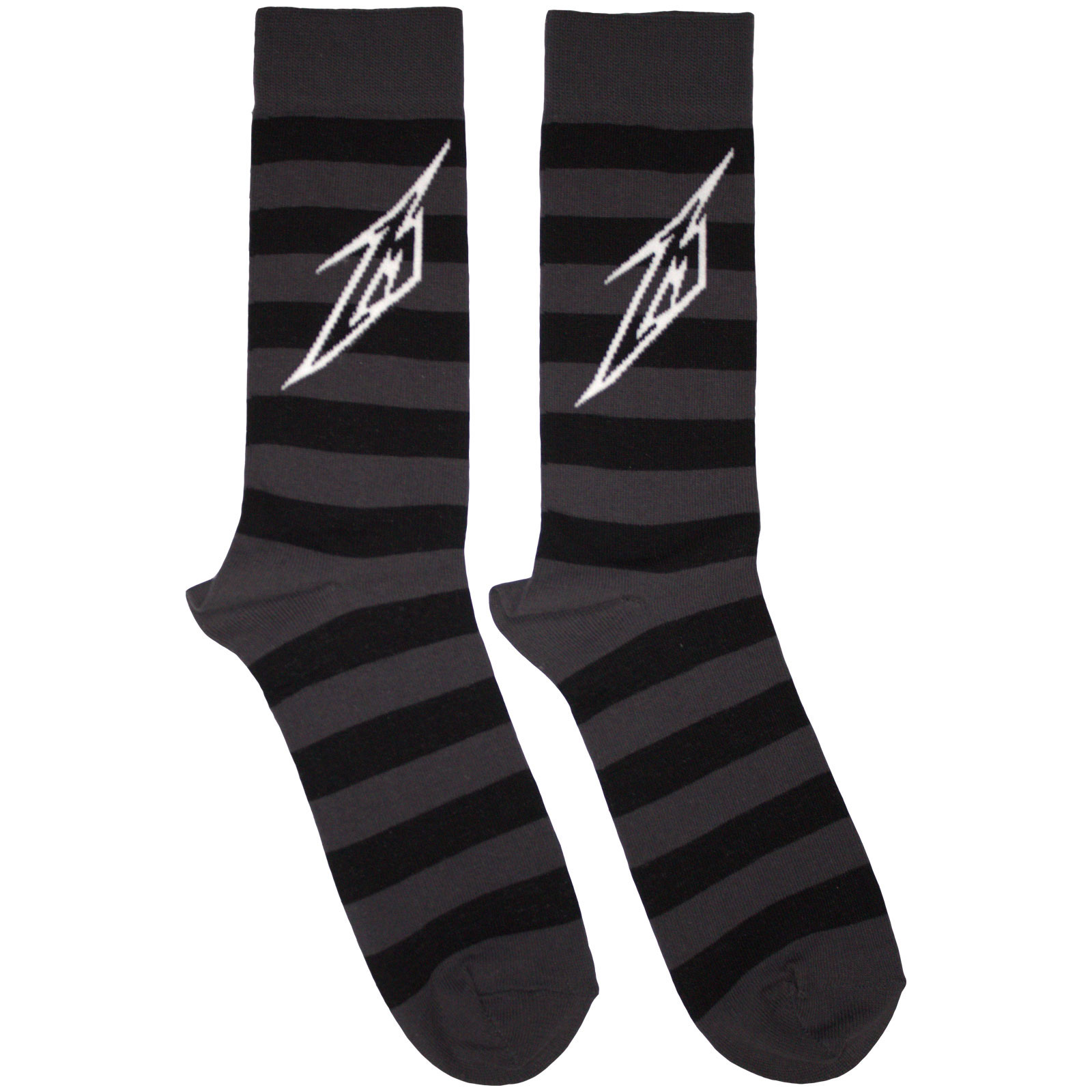Ponožky Metallica - Lightning M, Unisex,Šedá,UK 7 - 11