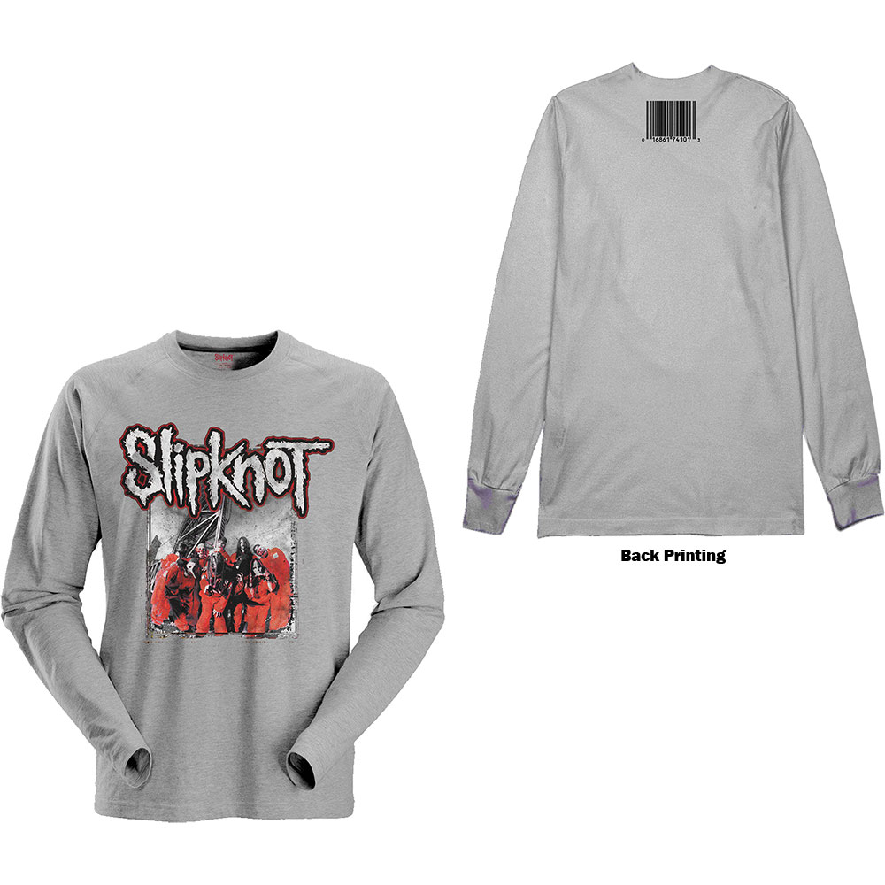 Tričko s dlhým rukávom Slipknot - Self-Titled, Unisex,Šedá,M