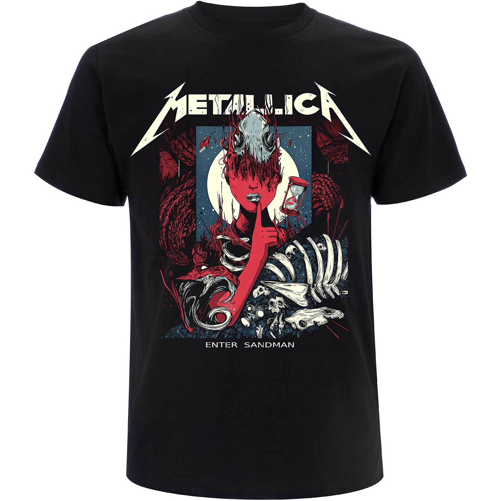 Tričko Metallica - Enter Sandman Poster, Unisex,Čierna,XXL