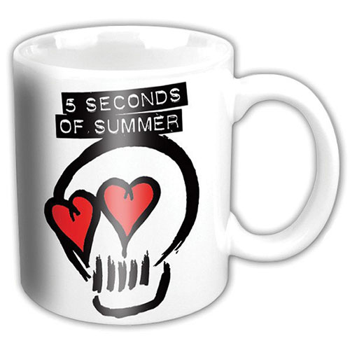 Hrnček 5 Seconds Of Summer - Logo, Biela,Univerzálna