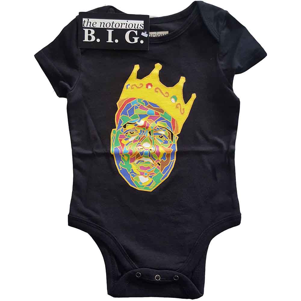 Body Biggie Smalls - Crown, Dieťa,Čierna,18 - 24 mes.
