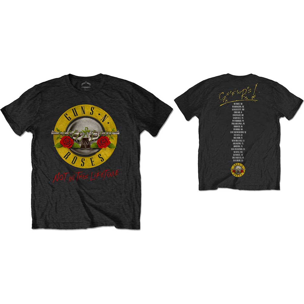 Tričko Guns N’ Roses - Not in this Lifetime Tour, Unisex,Čierna,XXL