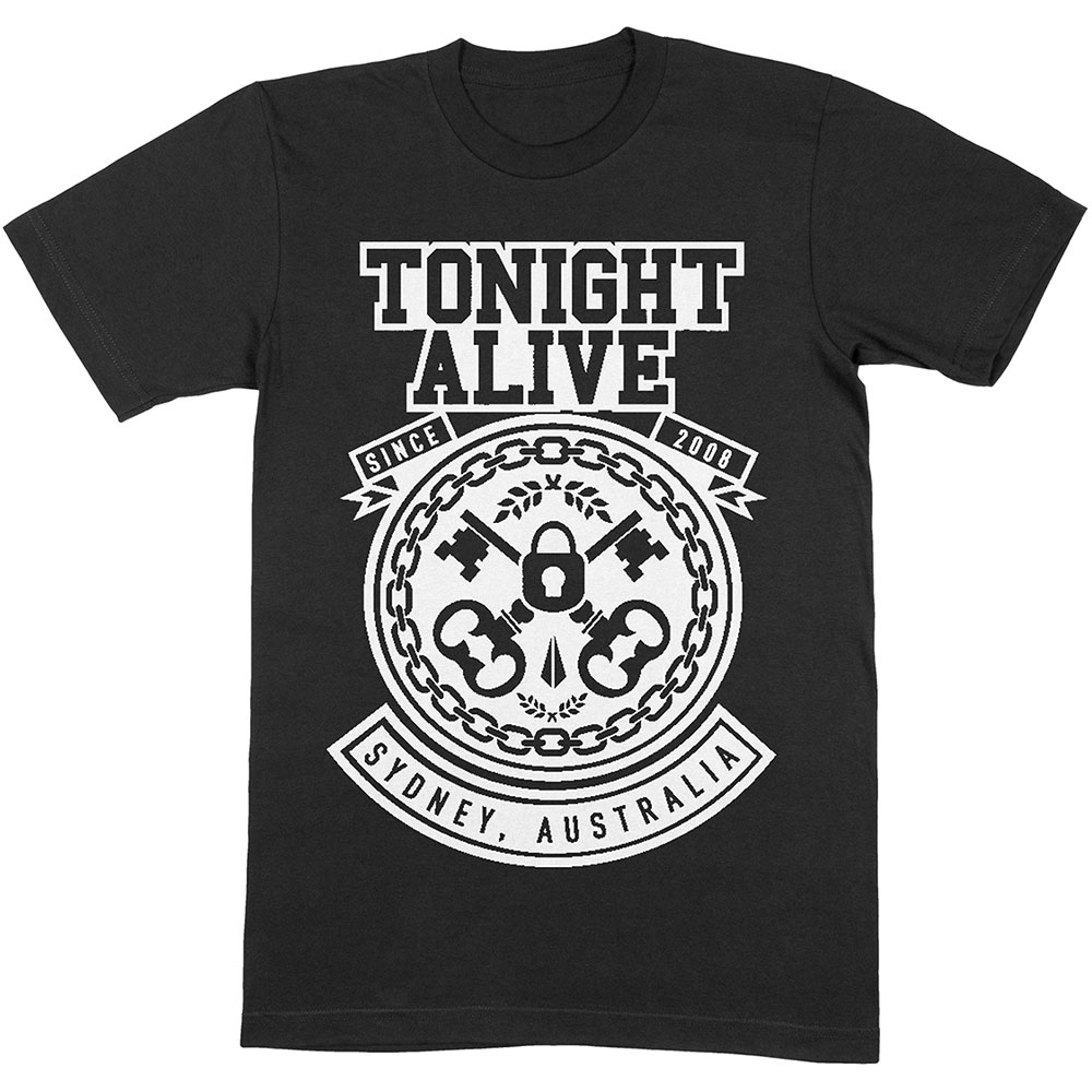 Tričko Tonight Alive - TA Keys, Unisex,Čierna,XXL
