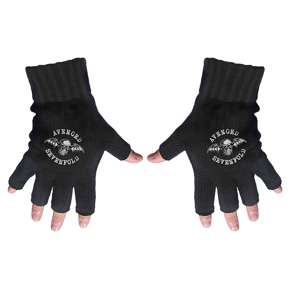 Rukavice Avenged Sevenfold A7X - Death Bat, Unisex,Univerzálna,Čierna