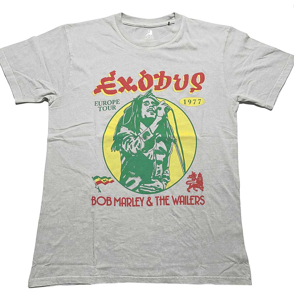 Tričko Bob Marley - 1977 Tour, Unisex,Šedá,XXL